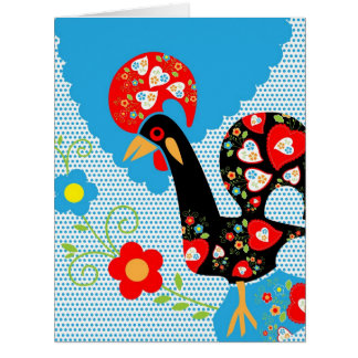 Cartão O Galo Português de Barcelona