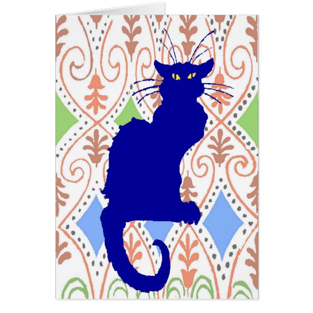 Cartão O Gato Azul (Frente)