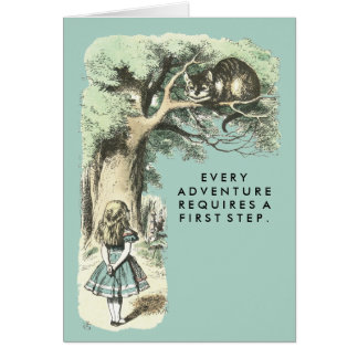 Cartão O Gato de Cheshire