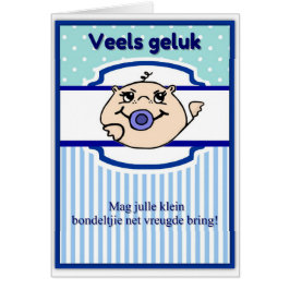 Cartão O geluk de Veels encontrado morre vreugde do