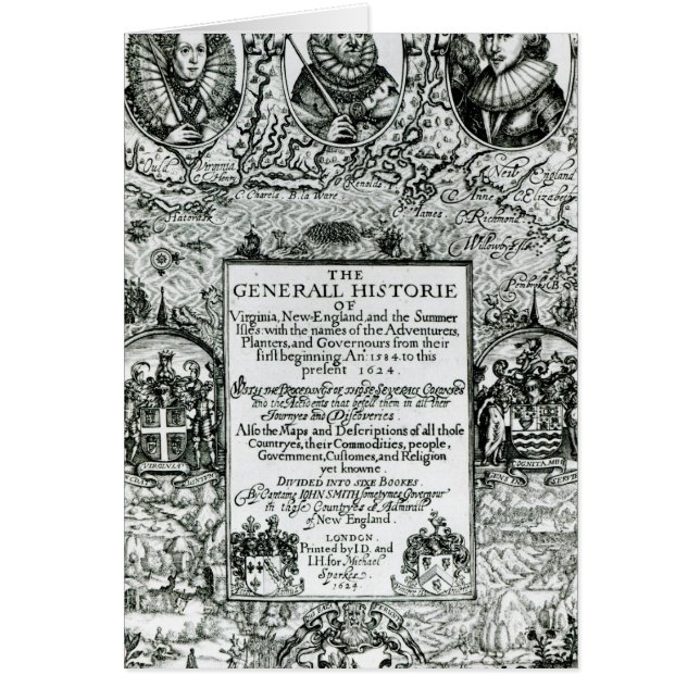 Cartão O general Histoire de Virgínia (Frente)