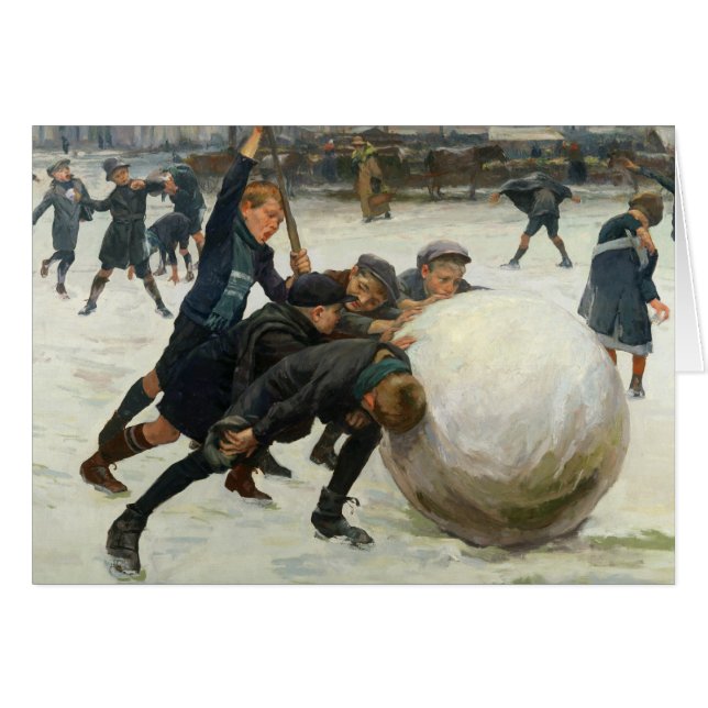 Cartão O Giantest Snowball, 1903 (Frente Horizontal)