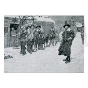 Cartão O governador do puritano