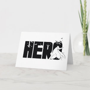 Cartão O Gráfico "Herói" do Batman