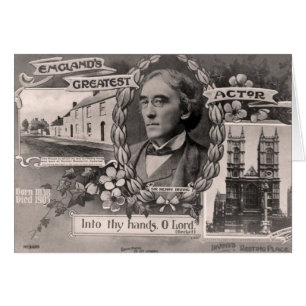 Cartão O grande ator de Inglaterra