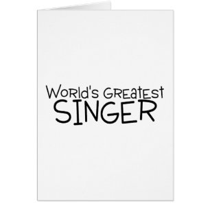 Cartão O grande cantor dos mundos