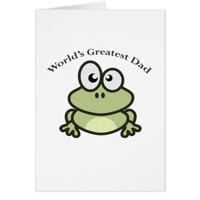 Cartão O grande pai do mundo (Frente)