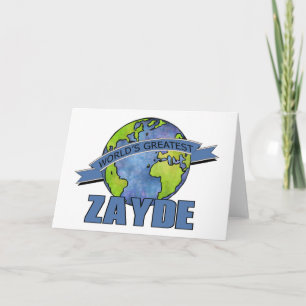 Cartão O Grande Zayde do Mundo