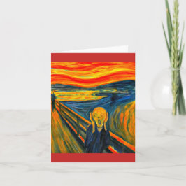 Cartão O Gritar de Munch, Nova Arte