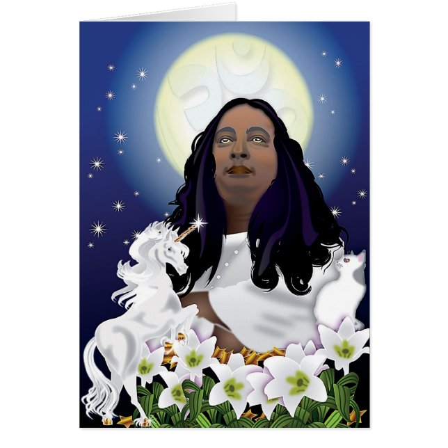 Cartão O Guru e a Lua (Frente)