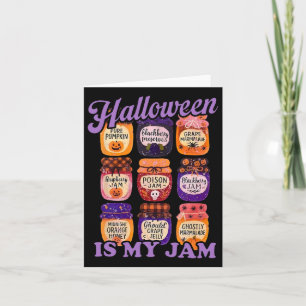 Cartão O Halloween É O Meu Pumpkin Assustador Que Cai O O