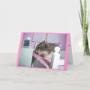 Cartão O Hamster Vai Bem