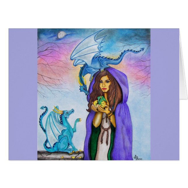 Cartão O Hatchling (Frente horizontal)