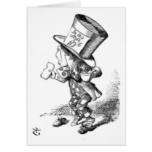 Cartão O Hatter louco