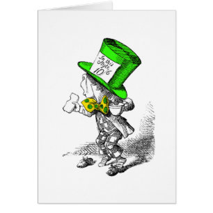 Cartão O Hatter louco