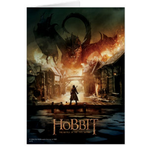 Cartão O Hobbit - Poster de Filme Laketown