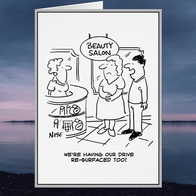 Cartão O homem diz que estamos a fazer com que o carro re (Criador carregado)