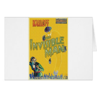 Cartão O HOMEM INVISÍVEL por Philip J. Riley