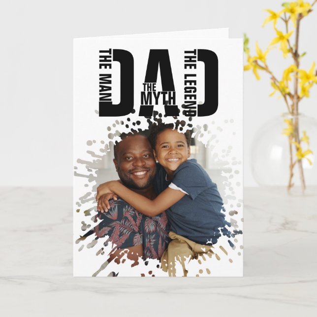 Cartão O Homem O Mito A Lenda (Flor Amarela)