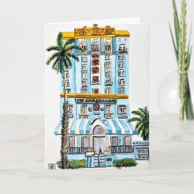 Cartão O Hotel Georgeian (Frente)