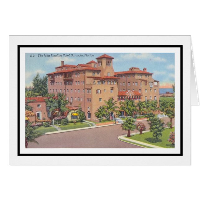 Cartão O Hotel John Ringling (Frente Horizontal)