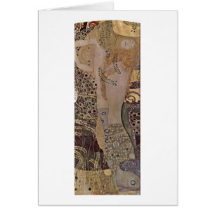 Cartão O Hydra por Gustavo Klimt
