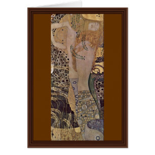 Cartão O Hydra por Klimt Gustavo