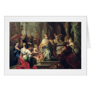 Cartão O Idolisation de Solomon, c.1735 (óleo em canvas)