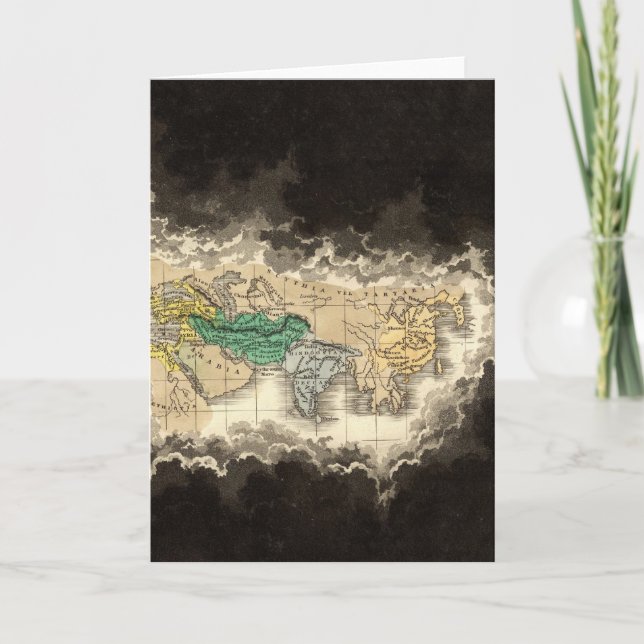 Cartão O Império Romano na Idade de Augustão 1 AD (Frente)