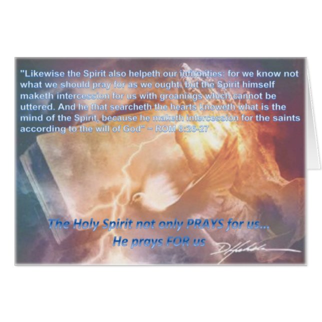 Cartão O intercessor (Frente Horizontal)