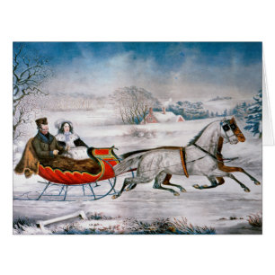 CARTÃO - O INVERNO DA ESTRADA, 1853