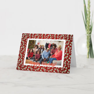 Cartão O inverno de Natal deixa foto