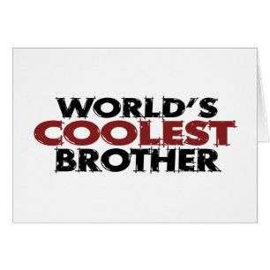 Cartão O irmão o mais fresco dos mundos