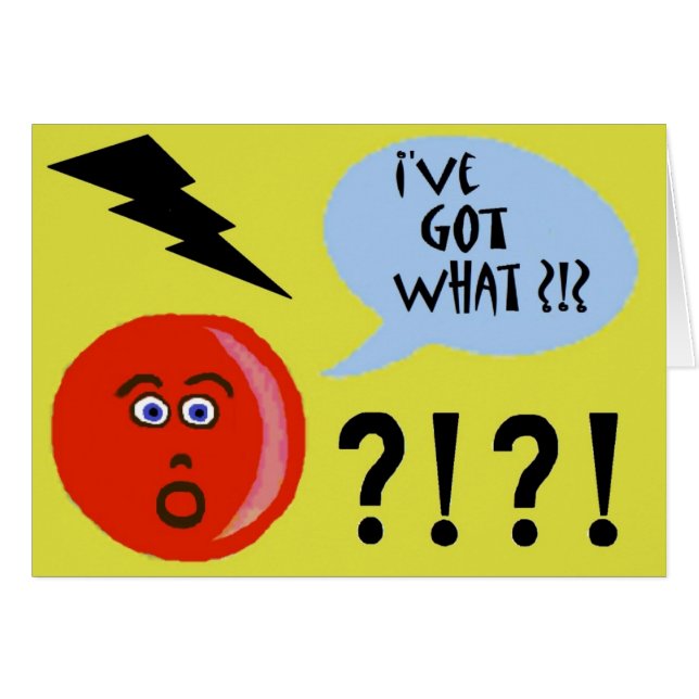 Cartão o i've obteve que?! pelo peacewillow (Frente Horizontal)