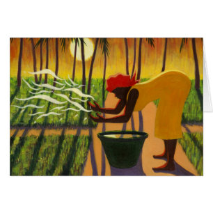 Cartão O jardim 2007 do espírito