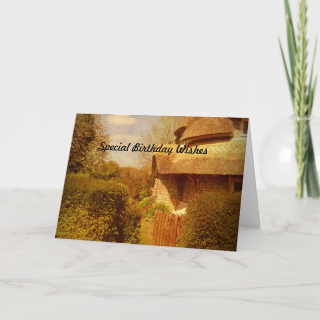 Cartão O Jardim de Algodão. (Frente)