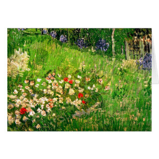 Cartão O Jardim de Daubigny Van Gogh de Belas Artes