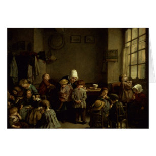 Cartão O jardim de infância