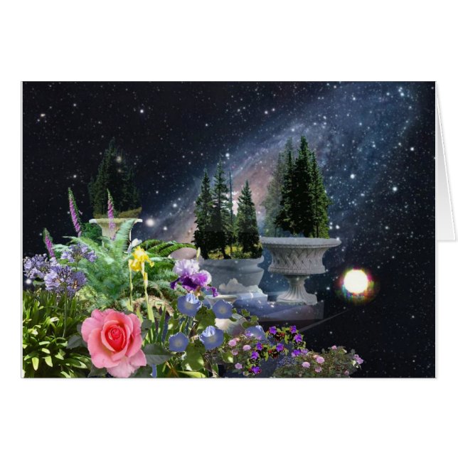 Cartão O jardim de Tommy (Frente Horizontal)