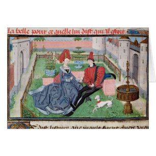 Cartão O jardim do amor