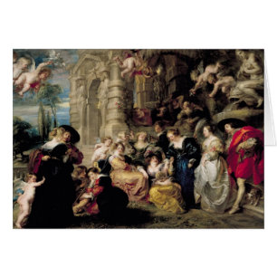 Cartão O jardim do amor, c.1630-32