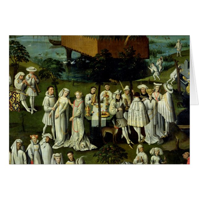 Cartão O jardim do amor na corte de Philip (Frente Horizontal)