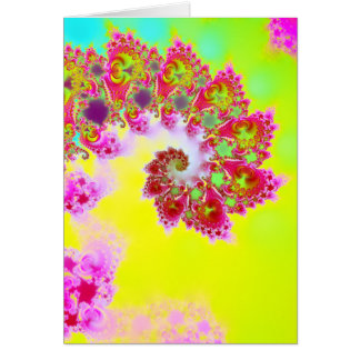 Cartão O jardim V de Emma · Arte do Fractal · Monção