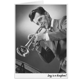 Cartão O "jazz é um reino. "
