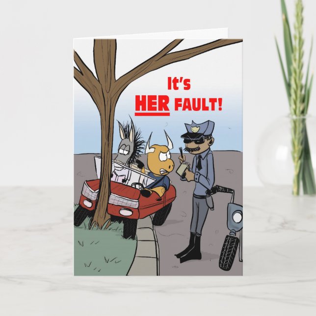 Cartão O jogo da culpa (Frente)