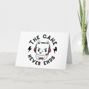 Cartão O jogo nunca acaba