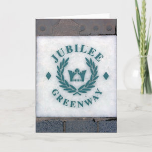 Cartão O Jubileu Greenway da Rainha - Londres