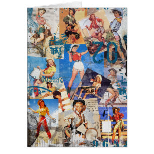 Cartão O kitsch Bitsch: Pin-Acima destruído No.1 da