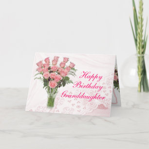 Cartão O laço & o rosa Bqt-personalizam toda a ocasião