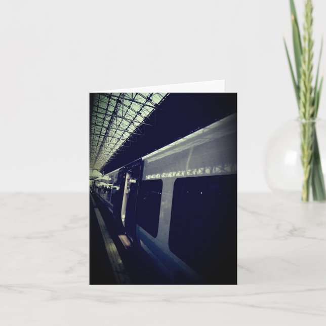 Cartão O lado do comboio (Frente)